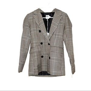 Princess Polly plaid button up blazer